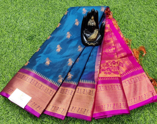 Blue Mushroom Pattu 13JUN3