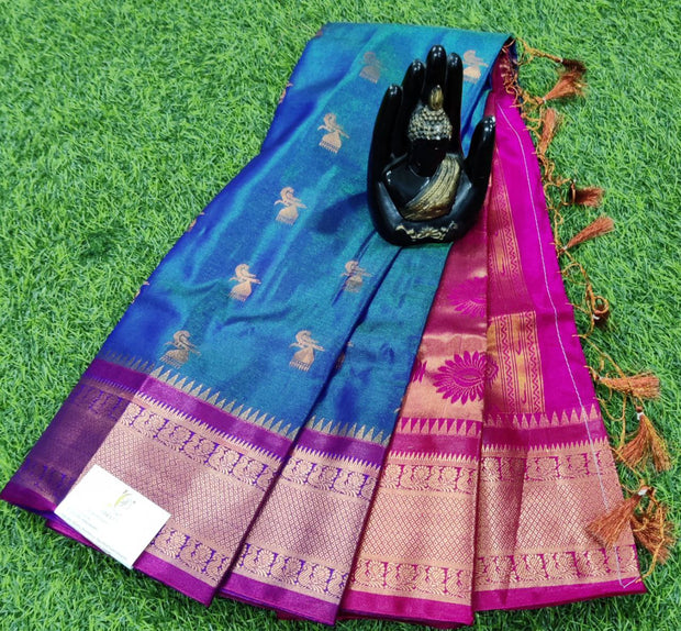 Blue Mushroom Pattu 13JUN5