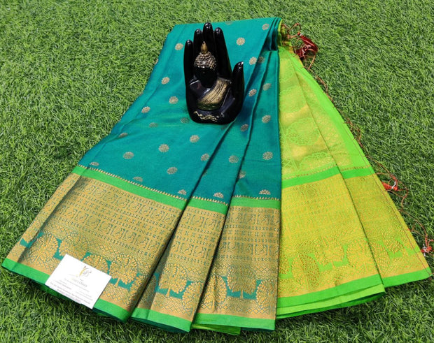 Lux Green Mushroom Pattu 13JUN12