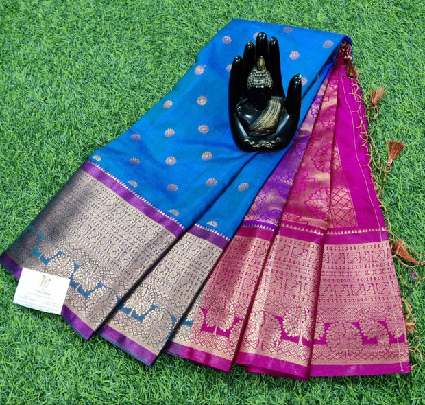 Blue Mushroom Pattu 13JUN14