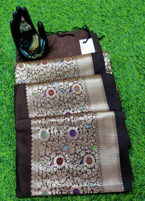 Brown Meena Silk 14JUN5