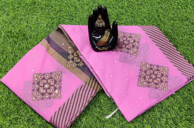 Pink Chanderi Silk 14JUN12