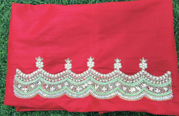 Red Raw Silk 14JUN3E