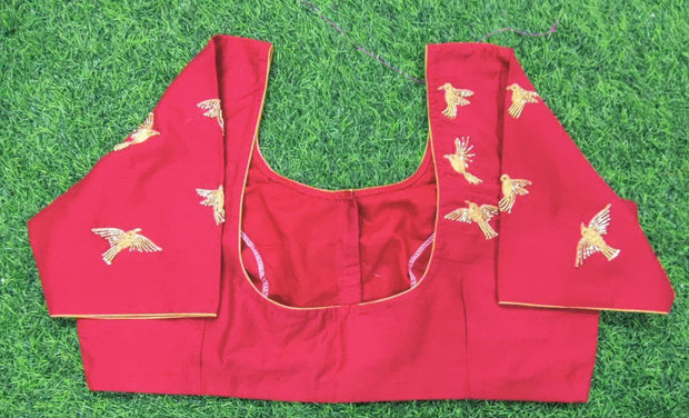 Red Raw Silk 14JUN8E