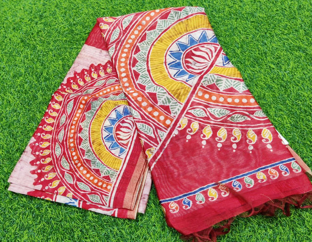 Rust Khadi Silk 20JUN2