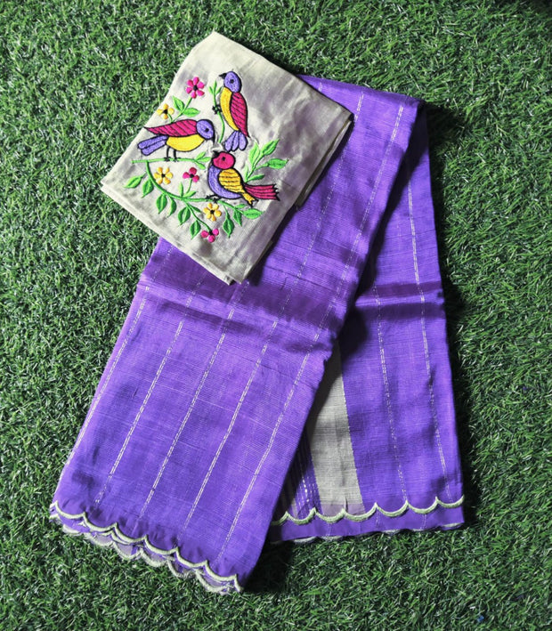 Blue Mangalagiri Pattu 23H4-10