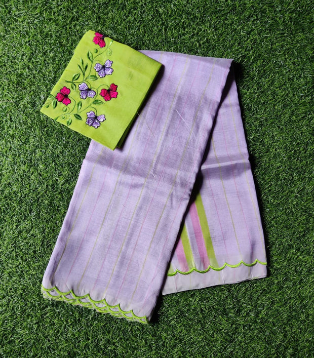 Lavender Mangalagiri Pattu 23H4-6