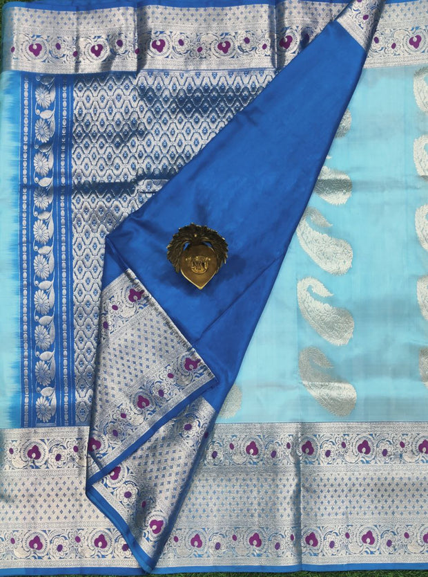 Ice Blue Venkatagiri Pattu 12JAN8