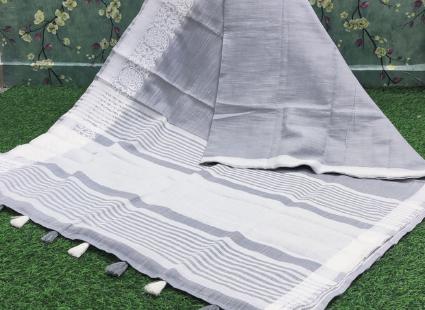Grey Khadhi Cotton 23DEC7E