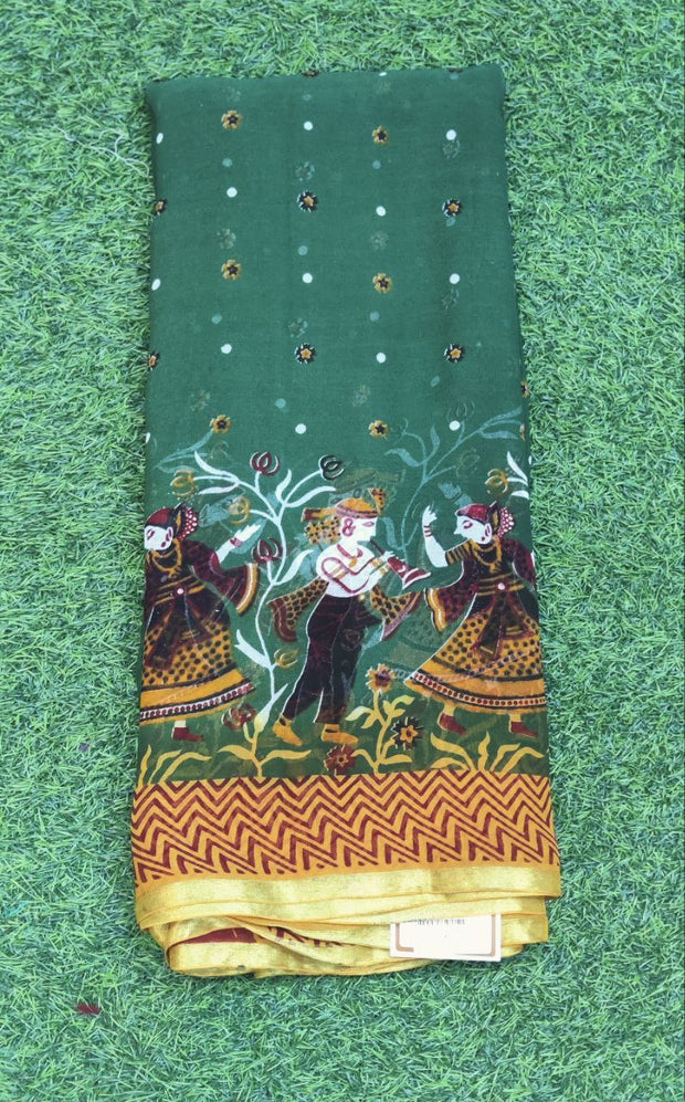 Green Georgette 9 J4-8E