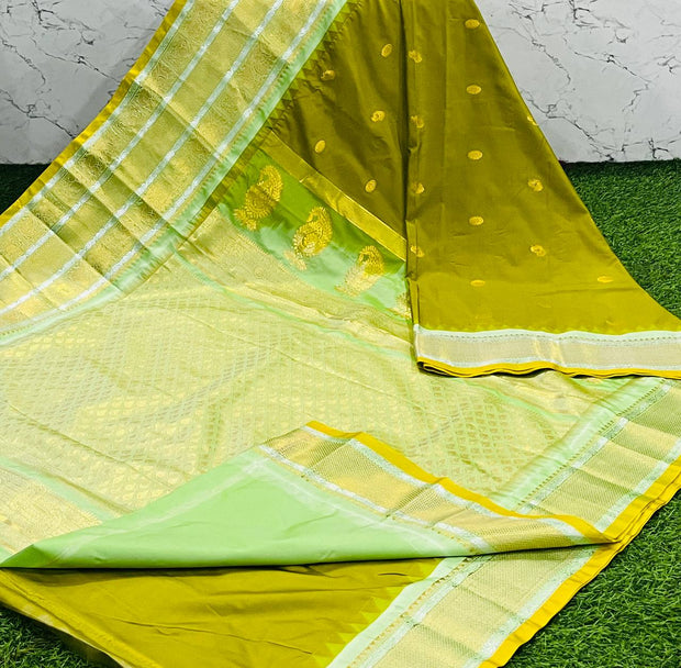 Mehendi Green Handloom Gadwal 2 K5-12