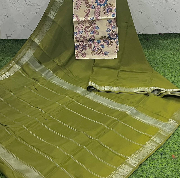 Green Mangalgiri Pattu 4 K5-10
