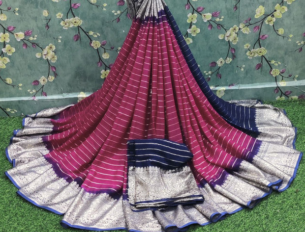 Pink Khadi Georgette 26DEC4