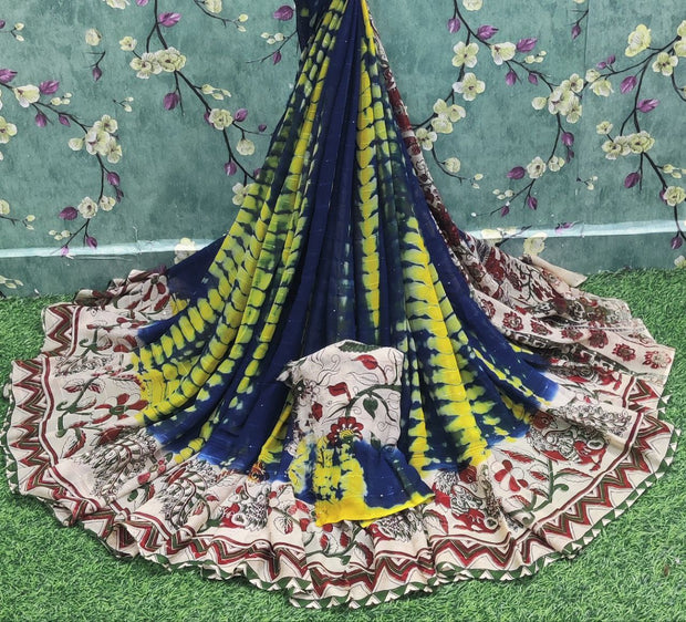 Blue Georgette 26DEC9