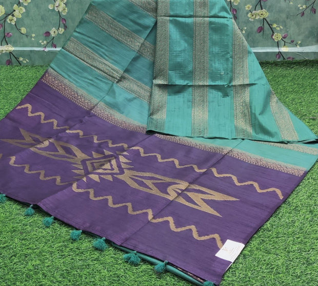 Lux Green Khadi Pattu 27DEC15