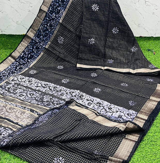 Black Mangalgiri Pattu 6 K5-8