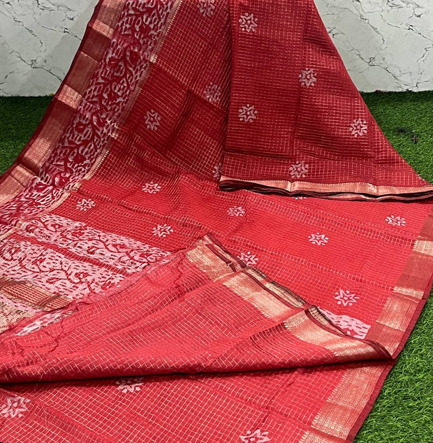 Tomato Red Mangalgiri Pattu 6 K5-9