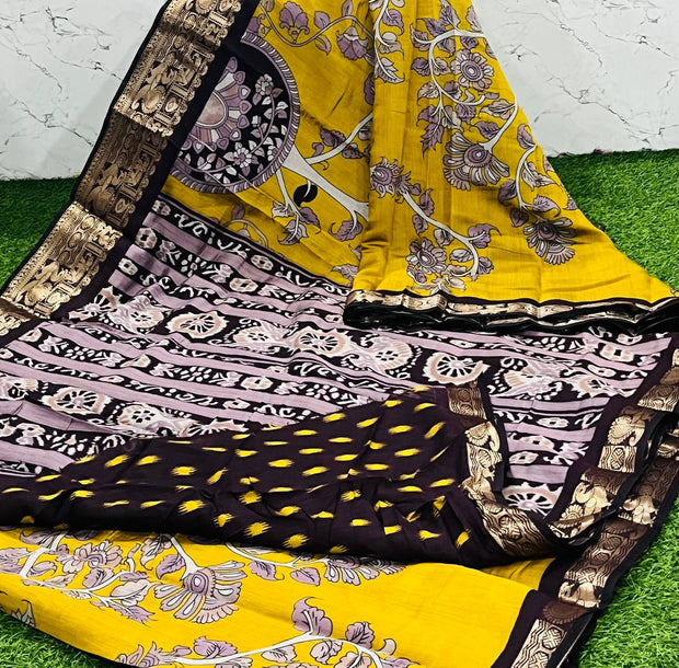 Yellow Maheshwari 8 K5-12