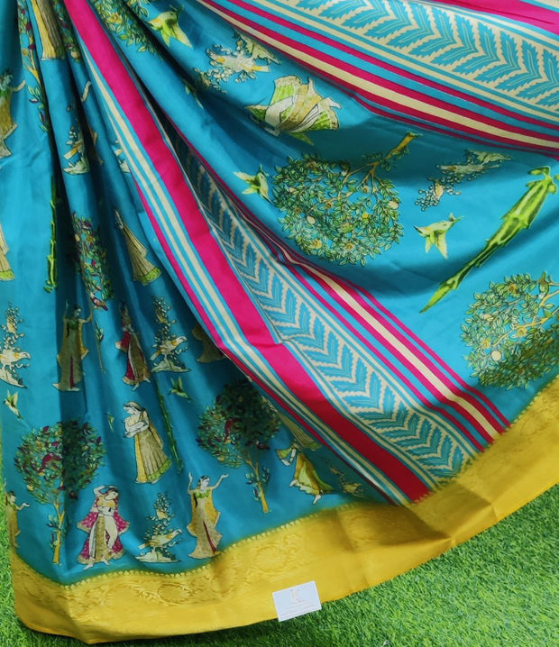 Blue Dola Georgette 28DEC5E