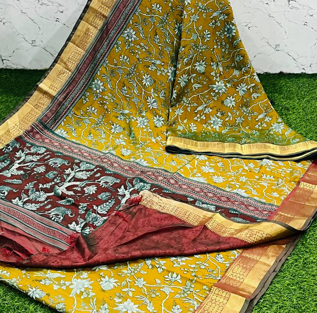 Yellow Soft Silk 9 K5-3