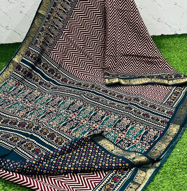 Burgundy Maheshwari 10 K5-12