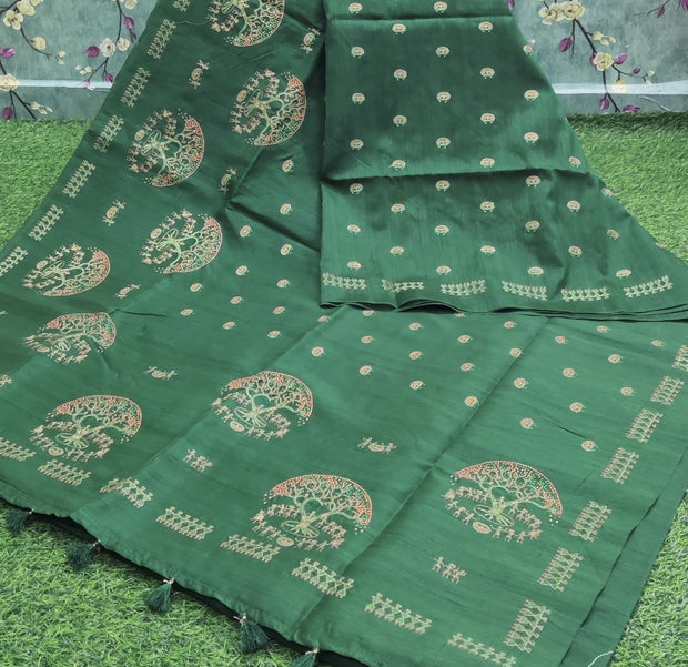 Green Raw Silk 29DEC6
