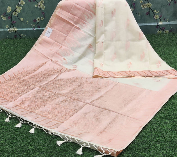 Cream Manipuri Silk 2JAN5