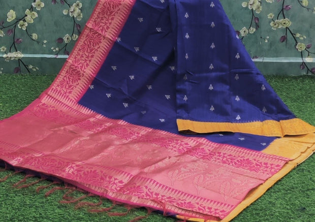 Blue Bamboo Silk 19 J4-5