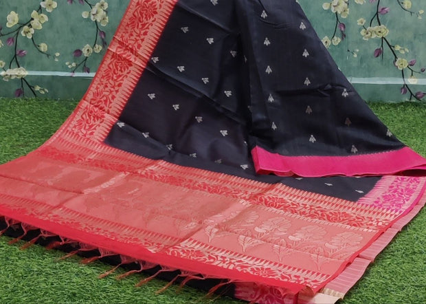 Black Bamboo Silk 19 J4-9