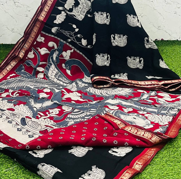 Black Maheshwari 14 K5-18