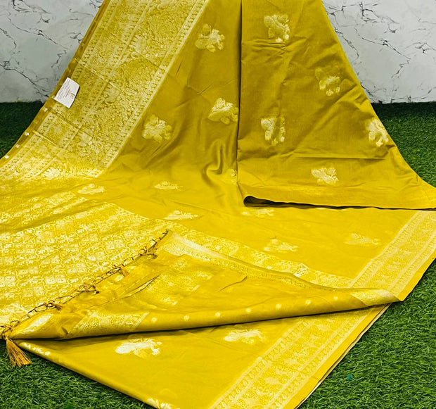 Yellow Katan Pattu 15 K5-8