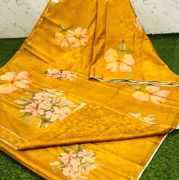 Yellow Tassar Painting 15 K5-12