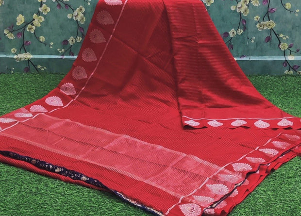 Tomato Red Georgette 23 J4-11