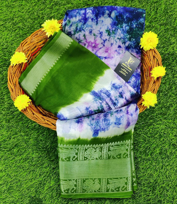 Blue Shibori Mangalagiri 5Jan1E