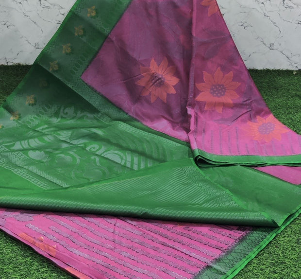 Dark Pink Warm Georgette 29 A5-4