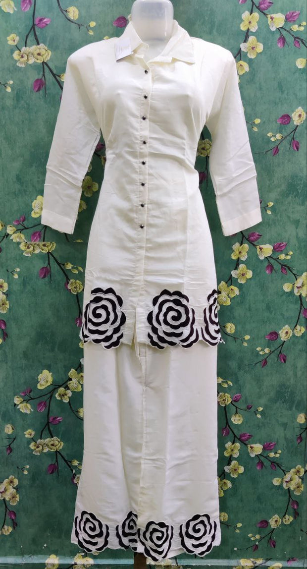 White Co-ord Set  24 J4-2E