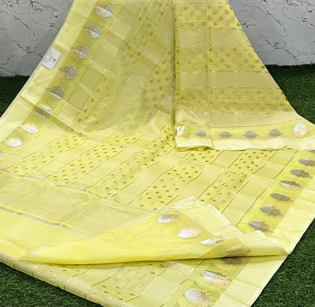 Lemon Yellow Silk Kota 21 K5-11