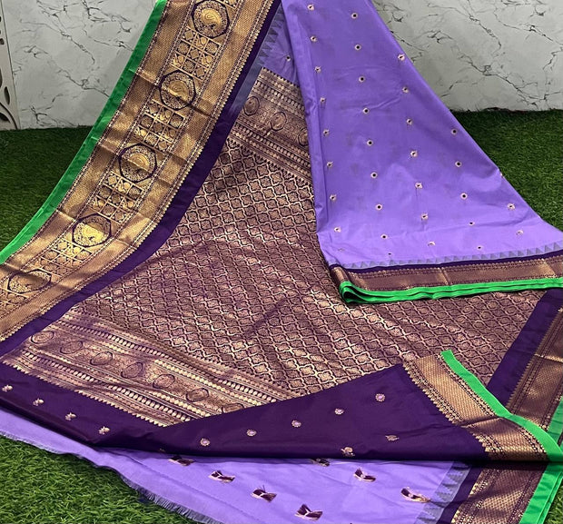 Lavender Handloom Gadwal 24 K5-10