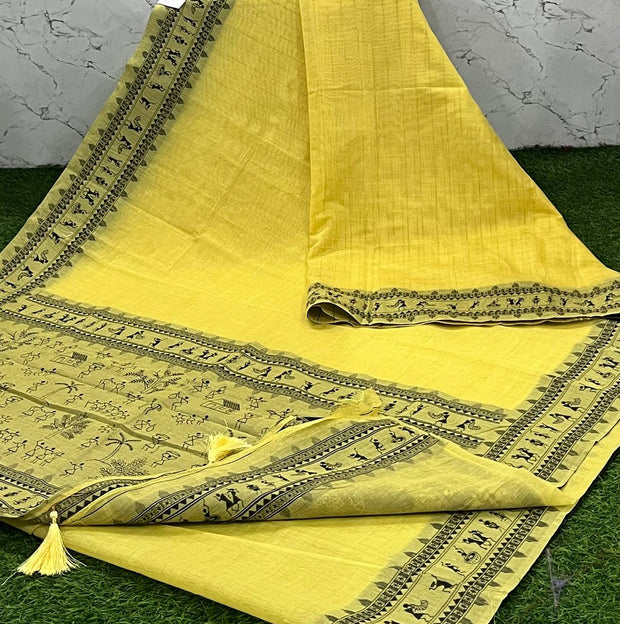 Yellow Handloom Worli 25 K5-13