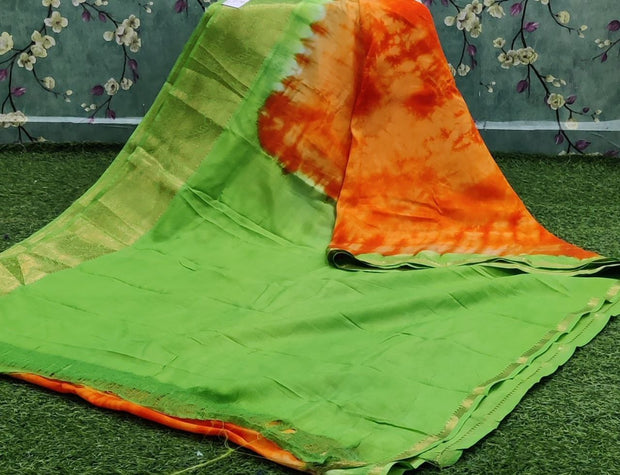 Orange Shibori Mangalgiri 14 E5-8