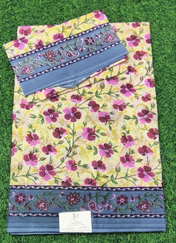 Gandham Floral Pallavi Cotton 14 E5-4E