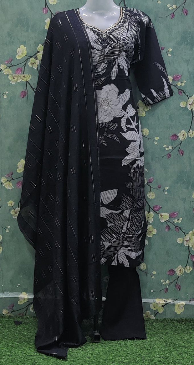 Black Digital Printed Set 3 K4-7E