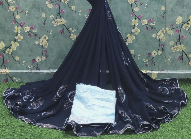 Blue Georgette 20JAN2E