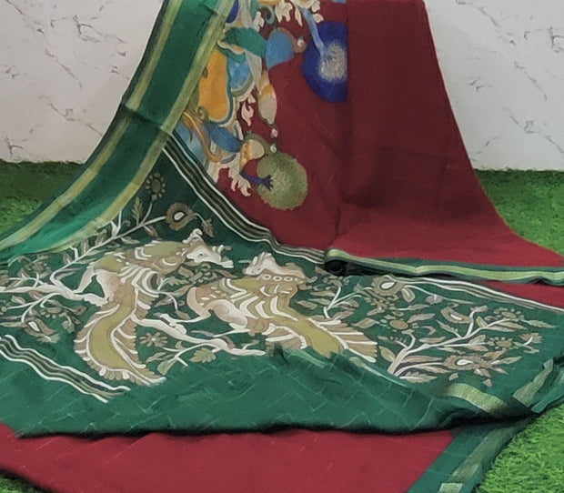 Red Mysore Crepe 15 B5-5