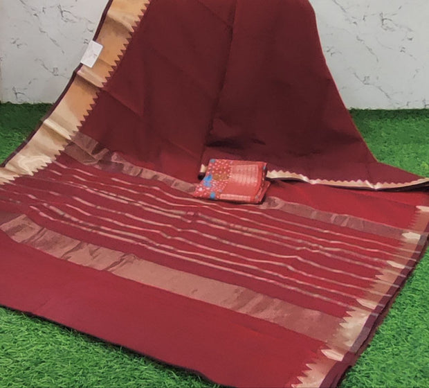 Maroon Mangalgiri Pattu 15 B5-10
