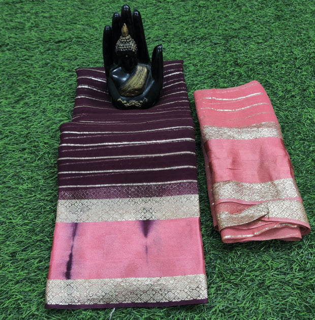 Burgundy Pure Georgette 31JAN1E