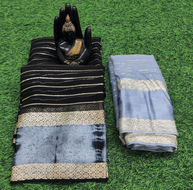 Black Pure Georgette 31JAN2E