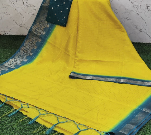 Yellow Kolavai Silk 23 B5-5