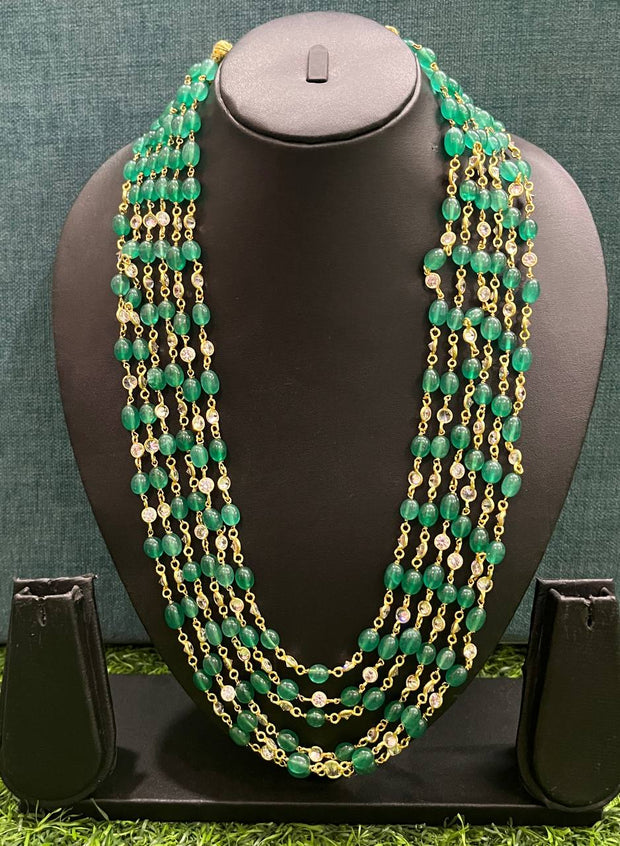 Green Emerald Beads 4 L4-7