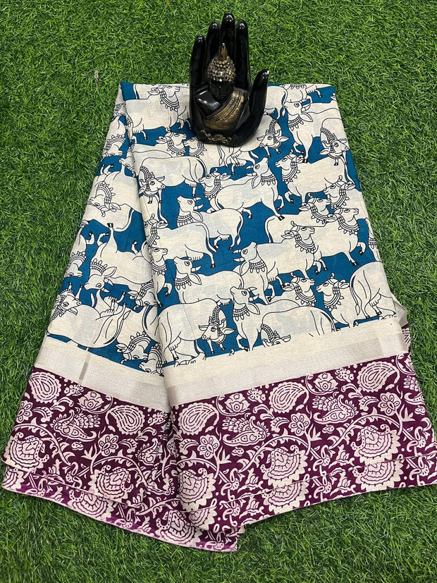Blue Chinnor Pattu 8 L4-5E
